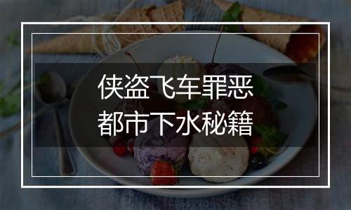 侠盗飞车罪恶都市下水秘籍