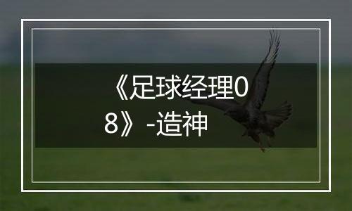 《足球经理08》-造神