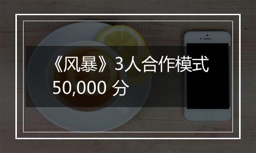 《风暴》3人合作模式 50,000 分