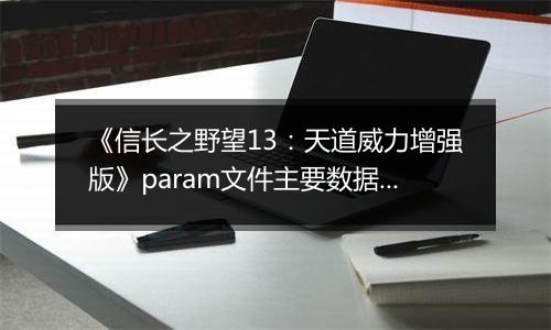 《信长之野望13：天道威力增强版》param文件主要数据作用
