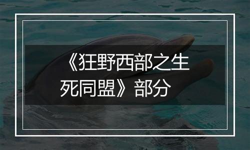 《狂野西部之生死同盟》部分