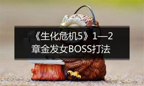 《生化危机5》1—2章金发女BOSS打法