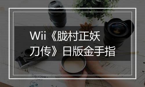 Wii《胧村正妖刀传》日版金手指