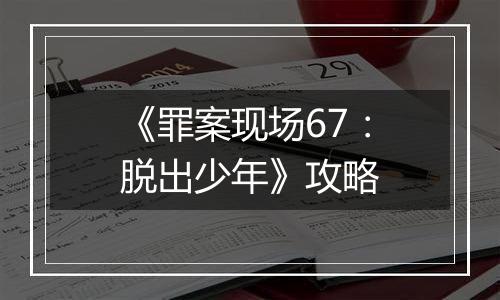 《罪案现场67：脱出少年》攻略
