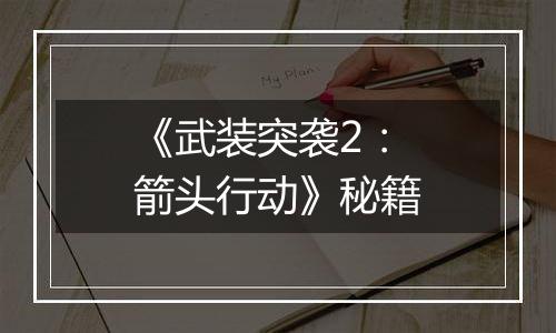 《武装突袭2：箭头行动》秘籍