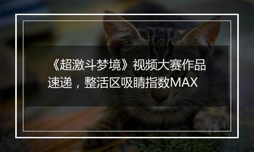 《超激斗梦境》视频大赛作品速递，整活区吸睛指数MAX