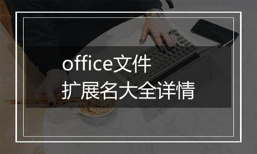 office文件扩展名大全详情