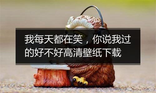 我每天都在笑，你说我过的好不好高清壁纸下载