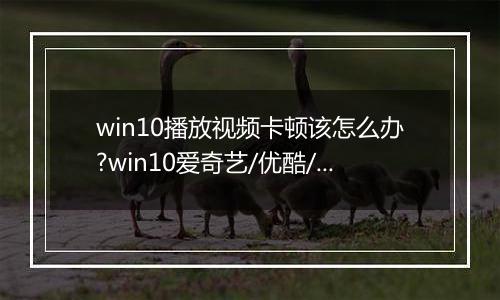 win10播放视频卡顿该怎么办?win10爱奇艺/优酷/搜狐全屏播放视频卡的解决方法