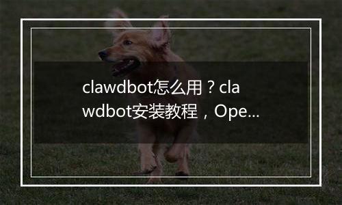 clawdbot怎么用？clawdbot安装教程，OpenClaw国内版本Molili上线
