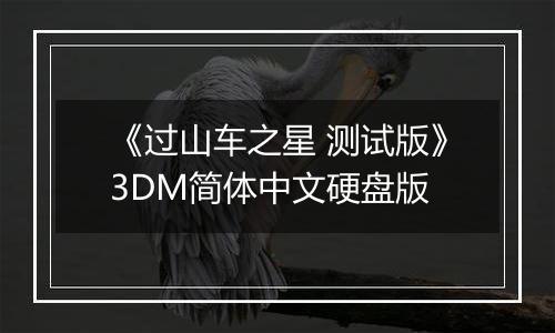 《过山车之星 测试版》3DM简体中文硬盘版
