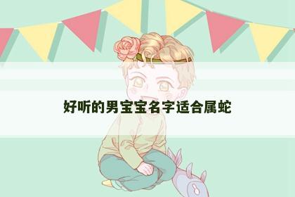 好听的男宝宝名字适合属蛇