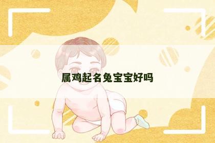 属鸡起名兔宝宝好吗