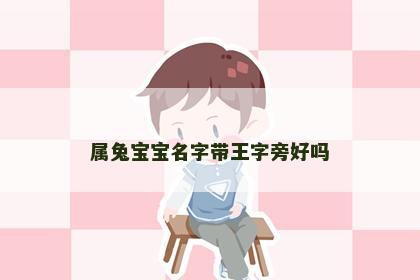 属兔宝宝名字带王字旁好吗