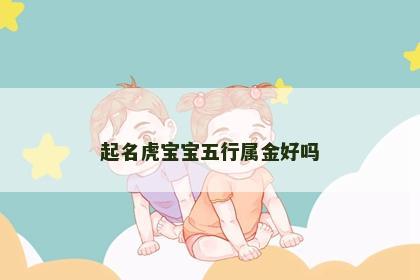 起名虎宝宝五行属金好吗