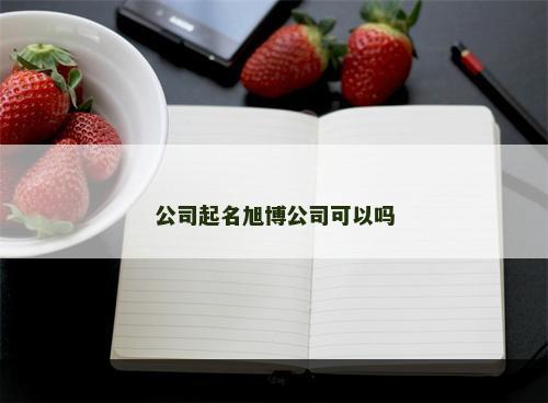 公司起名旭博公司可以吗