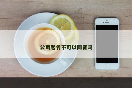 公司起名不可以同音吗