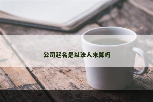 公司起名是以法人来算吗