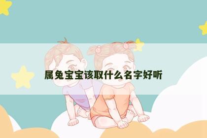 属兔宝宝该取什么名字好听