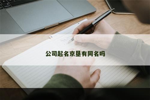 公司起名京垦有同名吗