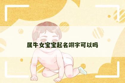 属牛女宝宝起名翊字可以吗