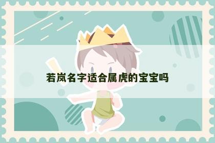 若岚名字适合属虎的宝宝吗