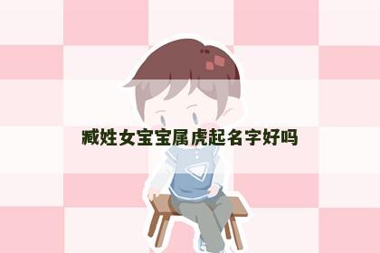 臧姓女宝宝属虎起名字好吗